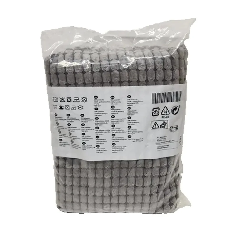 IKEA GULLKLOCKA Pillow Cushion Cover 26x26 Chenille Gray – NEW